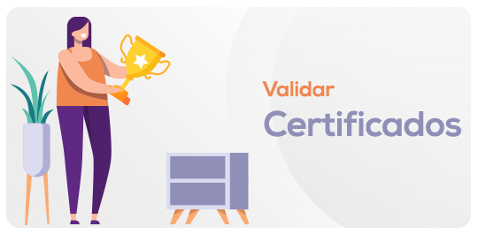 Validación del certificado - página del curso